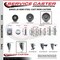 Service Caster 5 Inch Semi Steel 38 Inch Threaded Stem Caster Set 2 Brakes SCC SCC-TS20S515-SSR-381615-2-PLB-2 - alternate 4